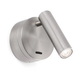 Φωτιστικό Τοίχου - Reader Boc LED 3W 3000K 130Lm Satin Nickel Faro Barcelona