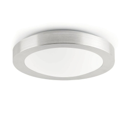 Φωτιστικό Οροφής - Πλαφονιέρα Logos-1 62980 E27 15W Grey Faro Barcelona