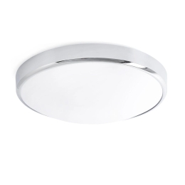 Φωτιστικό Μπάνιου - Πλαφονιέρα Kao 63399 LED 35W 3000K 2800Lm Chrome Faro Barcelona Αλουμίνιο,Pmma