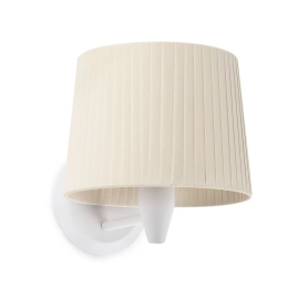 Φωτιστικό Τοίχου - Απλίκα Samba 64306-35 E27 max 15W White - Beige Faro Barcelona