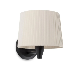 Φωτιστικό Τοίχου - Απλίκα Samba 64307-35 E27 max 15W Black - Beige Faro Barcelona