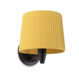 Φωτιστικό Τοίχου - Απλίκα Samba 64307-36 E27 max 15W Black - Yellow Faro Barcelona