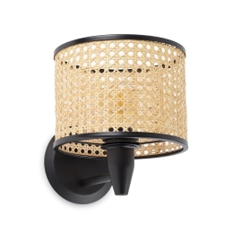 Φωτιστικό Τοίχου - Απλίκα Mambo 64307-47 E27 max 15W Black Faro Barcelona