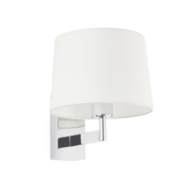 Φωτιστικό Τοίχου - Απλίκα Artis 68491-01 E27 max 15W Chrome - White Faro Barcelona