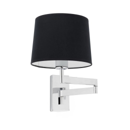 Φωτιστικό Τοίχου - Απλίκα Artis Articulated 68495-03 E27 max 15W Chrome - Black Faro Barcelona