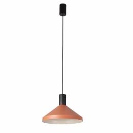 Φωτιστικό Οροφής Κρεμαστό Kombo 68597-1L ø40 E27 max 15W Terracotta Faro Barcelona