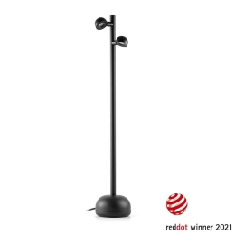 Φωτιστικό Δαπέδου Brot 71256 H90cm LED 10W 2700K 620Lm Με Καλώδιο 1,8m Black Faro Barcelona