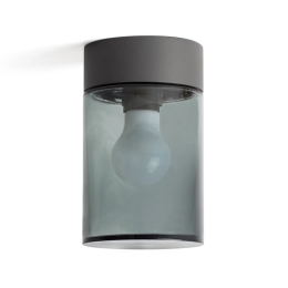Φωτιστικό Οροφής Kila 71741 E27 max 15W Dark Grey-Fume Faro Barcelona