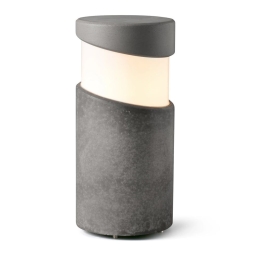 Φωτιστικό Δαπέδου Block 74141 E27 max 15W Grey Cement Faro Barcelona