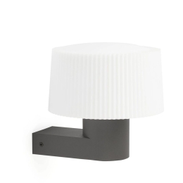 Φωτιστικό Τοίχου Muffin 74432A-04 E27 max 15W Dark Grey Faro Barcelona