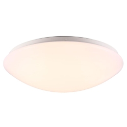 Φωτιστικό Οροφής - Πλαφονιέρα Ask 36 45376001 Led 18W 3000K 1450lm IP44 36x10,5cm White Nordlux Μέταλλο,Πλαστικό