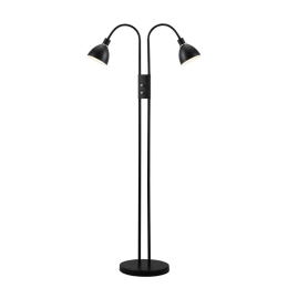 Φωτιστικό Δαπέδου Ray Double Dimmable 72224003 E14 2X40W 164x28cm Black Nordlux