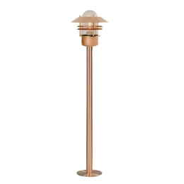 Φωτιστικό Δαπέδου Blokhus Garden 25078030 E27 IP54 92x15x22cm Copper Nordlux