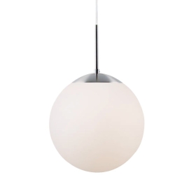 Φωτιστικό Οροφής Κρεμαστό Cafe 25 39573001 E27 25W 25x38cm Opal White Nordlux