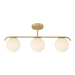 Φωτιστικό Οροφής -Ράγα Grant 3 2010583035 E14 25W 69,3x29,23cm Brass Nordlux