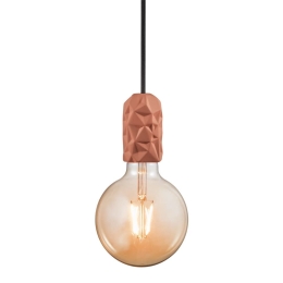 Φωτιστικό Οροφής Κρεμαστό Hang 2010013059 E27 40W 5,2x9cm Terracotta Nordlux