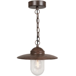 Φωτιστικό Οροφής Κρεμαστό Luxembourg 72805009 E27 60W 27,5x24cm Rustfarve Nordlux
