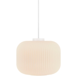 Φωτιστικό Οροφής Κρεμαστό Milford 30 46583001 E27 40W 30x23,5cm Opal White Nordlux