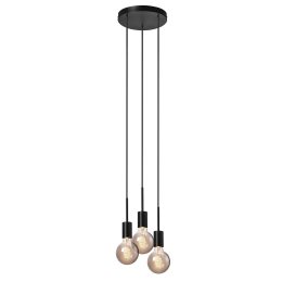 Φωτιστικό Οροφής Κρεμαστό Paco 3 2112063003 E27 40W 4,2x17,3x200cm Black Nordlux