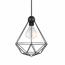 Φωτιστικό Οροφής Κρεμαστό Tees 84863003 E27 60W 29x34cm Black Nordlux