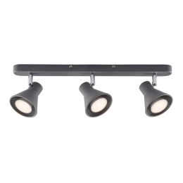 Φωτιστικό Οροφής - Spot Eik 3 45780110 GU10 35W 15x45cm Grey Nordlux