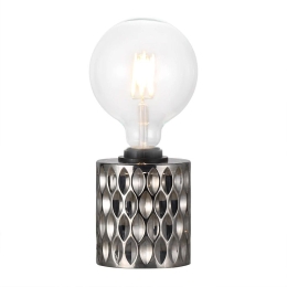 Επιτραπέζιο Φωτιστικό Hollywood 46645047 E27 60W 10,8x12,8cm Smokey Nordlux