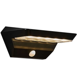 Φωτιστικό Τοίχου Ηλιακό Agena 2118221003 12,7x22x9cm Led 400Lm 5W 3000K IP44 Black Nordlux