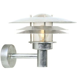 Φωτιστικό Τοίχου Amalienborg 10600219 37,5x26cm 1xE27 60W IP54 Steel Nordlux Ατσάλι,Πλαστικό