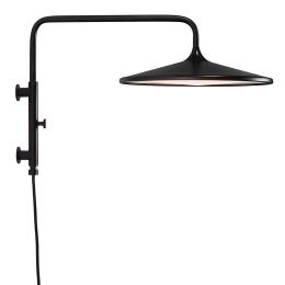 Φωτιστικό Τοίχου Balance 2010121003 50x31cm Dimmable Led 1200Lm 17,5W 2700K Black Nordlux Μέταλλο,Ακρυλικό