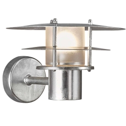 Φωτιστικό Τοίχου Bastia 24 2118041031 27,6x17,6cm 1xE14 12W IP54 Steel Nordlux Μέταλλο,Πλαστικό