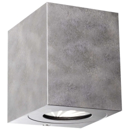 Φωτιστικό Τοίχου Canto Kubi 2 49711031 10x8,7x10,4 Led 500Lm 2x6W 2700K IP44 Steel Nordlux Μέταλλο