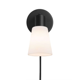Φωτιστικό Τοίχου Cole 2112991003 19x15,3cm 1xE14 40W Black Nordlux Μέταλλο,Γυαλί