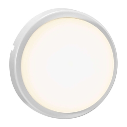 Φωτιστικό Τοίχου Cuba Bright Round 2019171001 Φ17,5cm Led 1600Lm 14W 3000K IP54 White Nordlux Αλουμίνιο, Πλαστικό