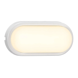 Φωτιστικό Τοίχου Cuba Energy Oval 2019181001 20,5x10cm Led 700Lm 6,5W 3000K IP54 White Nordlux Πλαστικό