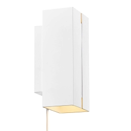 Φωτιστικό Τοίχου Curtiz 2110551001 8,4x18cm Dimmable Led 3-Step 2x4,5W 2700K White Nordlux Μέταλλο,Αλουμίνιο