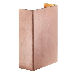 Φωτιστικό Τοίχου Fold 10 2019041030 10,5x14,8cm Led 2x250Lm 3,5W 3000K IP54 Copper Nordlux Χαλκός,Πλαστικό