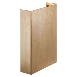 Φωτιστικό Τοίχου Fold 15 2019051035 10,5x21cm Led 2x200Lm 3,5W 3000K IP54 Brass Nordlux Ορείχαλκος,Πλαστικό