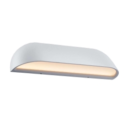 Φωτιστικό Τοίχου Front 26 84081001 26x6,8cm Led 650Lm 8W 3000K IP44 White Nordlux Μέταλλο,Πλαστικό
