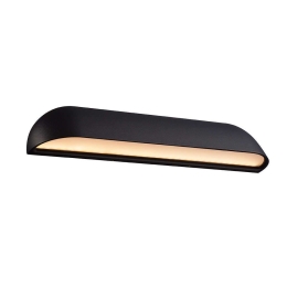Φωτιστικό Τοίχου Front 36 84091003 36x6,8cm Led 850Lm 12W 3000K IP44 Black Nordlux Μέταλλο,Πλαστικό