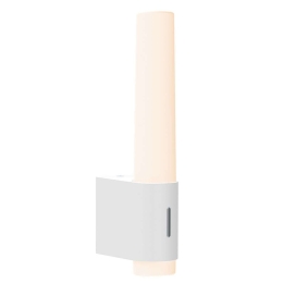 Φωτιστικό Τοίχου Helva Night 2015301001 5,7x26,9cm Dimmable Led 600Lm 6,8W 3000K IP44 White Nordlux Πλαστικό