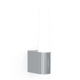 Φωτιστικό Τοίχου Helva Night 2015301033 5,7x26,9cm Dimmable Led 600Lm 6,8W 3000K IP44 Chrome Nordlux Πλαστικό