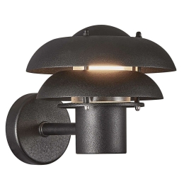 Φωτιστικό Τοίχου Kurnos 20 2118061003 25,6x18,2cm 1xE14 12W IP54 Black Nordlux Μέταλλο,Πλαστικό