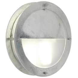Φωτιστικό Τοίχου Malte Half Shade 21841031 Φ24cm 1xE27 60W IP54 Steel Nordlux Ατσάλι,Πλαστικό