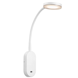 Φωτιστικό Τοίχου Mason 47131001 10x56cm Dimmable Led 1600Lm 5W 2700K White Nordlux Πλαστικό