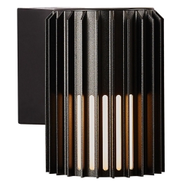 Φωτιστικό Τοίχου Matrix 2118011003 17,4x16,8cm 1xE27 15W IP54 Black Nordlux Αλουμίνιο, Πλαστικό