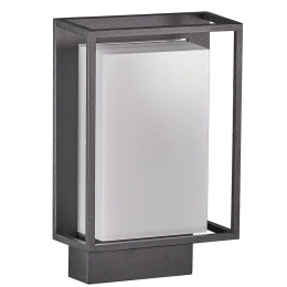 Φωτιστικό Τοίχου Nestor 49041003 14,7x22,1cm Led 550Lm 8W 2700K IP44 Black Nordlux Αλουμίνιο, Πλαστικό