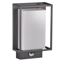 Φωτιστικό Τοίχου Με Αισθητήρα Nestor 49051503 14,7x22,1cm Led 550Lm 8W 2700K IP44 Black Nordlux