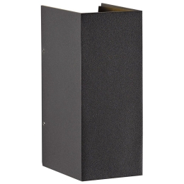 Φωτιστικό Τοίχου Norma 77611010 11x7,5x17cm Led 2x409Lm 3W 3000K IP54 Grey Nordlux Αλουμίνιο,Γυαλί