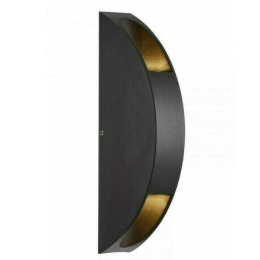 Φωτιστικό Τοίχου Pignia 2019151003 8,5x23,8cm Led 500Lm 10W 2700K IP54 Black Nordlux Αλουμίνιο