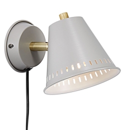 Φωτιστικό Τοίχου Pine 2010381010 19,5x13,5cm 1xGU10 15W Grey Nordlux Μέταλλο